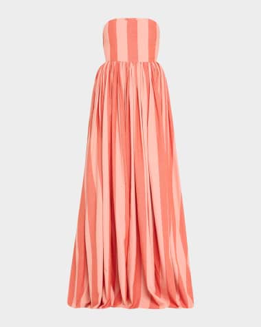 designer corset dress Erina A-Line Evening hugging satin gown is perfect for special occasions and will ensure you are the centre of attention in any setting Corset Dress | Neiman Marcus