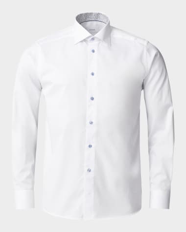 Eton Men's Signature Twill Slim-Fit Dress Shirt