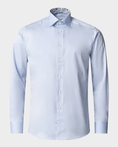 Eton Men's Signature Twill Contemporary-Fit Dress Shirt