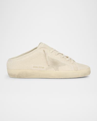 Golden Goose Super Star Sabot Beaded Suede Slide Sneakers