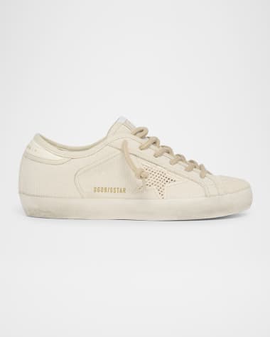 Golden Goose Superstar Canvas Low-Top Sneakers