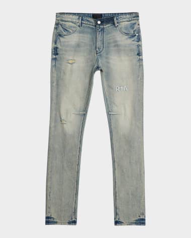 RTA Men's Clayton Vintage Wash Skinny Jeans