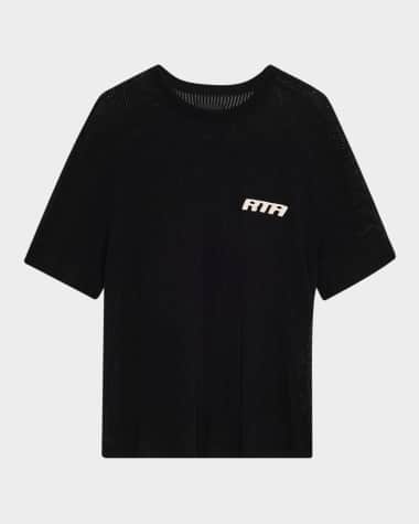RTA Men's Ian Short-Sleeve Mesh Logo T-Shirt