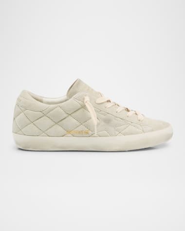 Golden Goose Superstar Quilted Mixed Leather Low-Top Sneakers