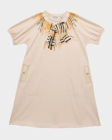 Burberry Girl's Gladys Cotton Jersey Dress, Size 3-14