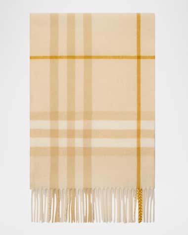 Burberry Giant Check Cashmere Scarf