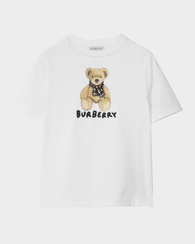 Burberry Boy's Cedar Thomas Bear Graphic-Print T-Shirt, Size 4-14