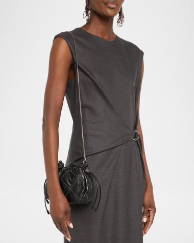 V-Neck Hardware One-Piece Swimsuit