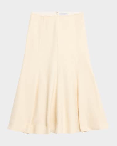 Gabriela Hearst Selma Paneled Flare Midi Skirt