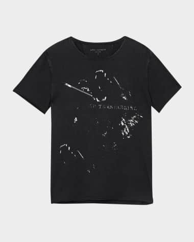 John Varvatos Men's No Trespassing Graphic T-Shirt