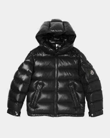 Moncler Boy's Maya Hooded Short Down Jacket, Size 8-10
