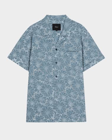 Rails Men's Tyler Cotton Floral Camp Shirt
