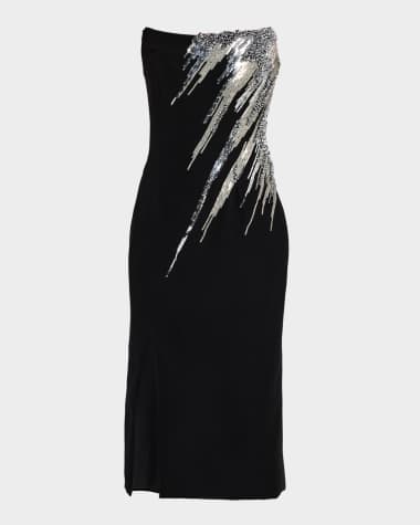 Gaurav Gupta Meteoric Molded Sequined Midi Dress