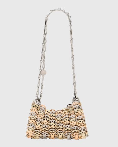 Rabanne Sac a Main Tricolor Disc Shoulder Bag