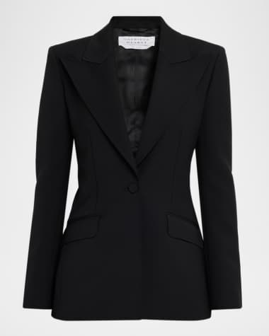 Gabriela Hearst Leiva Single-Breasted Blazer Jacket