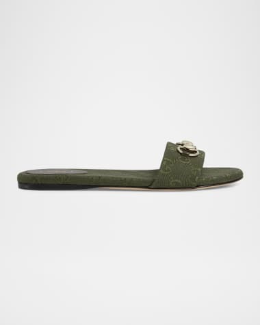 Gucci GG Canvas Siaga Slide Sandals