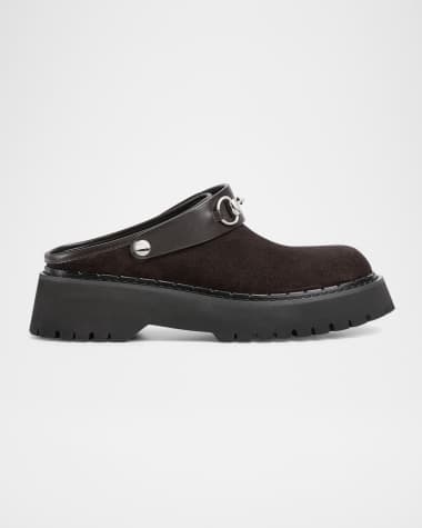 Gucci Gum Horsebit Belt Mules