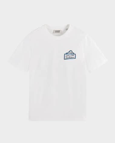 Scotch & Soda Men's Logo Artwork Graphic T-Shirt