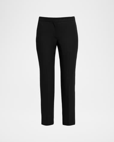 McQueen Cropped Cigarette Trousers