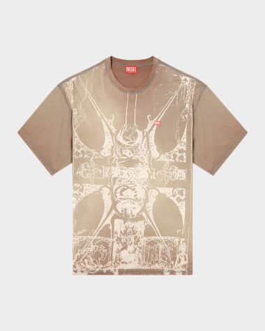 Diesel Men's T-BOXT-T13 Artwork T-Shirt