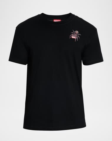 Diesel Men's Spider Logo Graphic T-Shirt