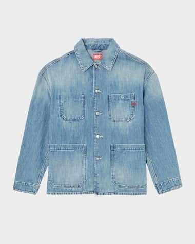 Diesel Men's D-Stack-U Four-Pocket Denim Jacket