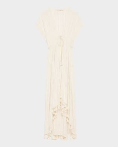 Ramy Brook Addaline Embroidered Coverup Dress