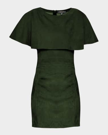 AS by DF Selene Stretch Suede Dress