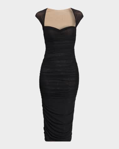 SER.O.YA Kylie Mesh Midi Dress