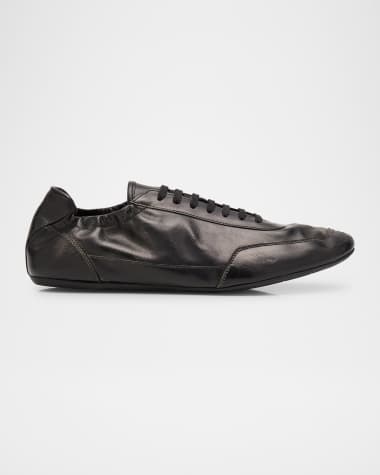 Prada Collapse Leather Sneakers