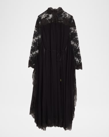 Zimmermann Lace Bat-Wing Maxi Dress
