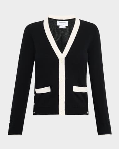 Thom Browne V-Neck Cardigan in Cashmere