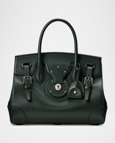 Ralph Lauren Collection Soft Ricky 27 Leather Top-Handle Bag