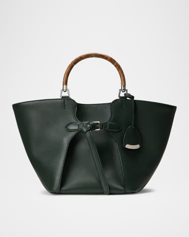 Ralph Lauren Collection The Ralph Calfskin Leather Tote Bag