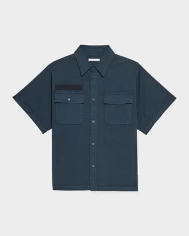 Helmut Lang Men's Button-Down Uniform Shirt