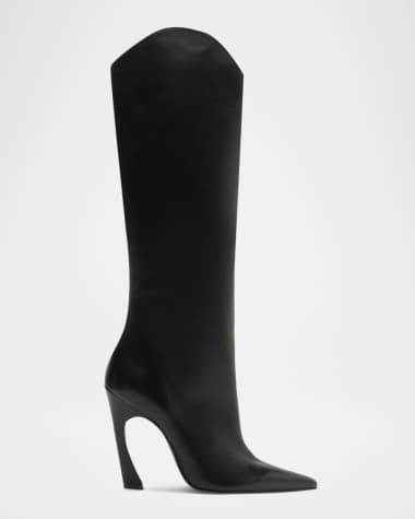 Schutz Maryann Up Leather Curve Tall Boots