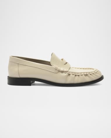 Schutz Tyche Shiny Leather Penny Loafers