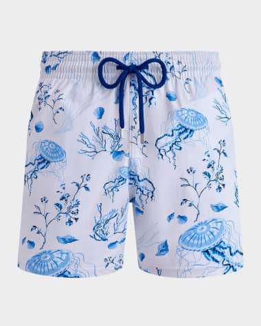 Vilebrequin Men's Stretch Jellyfish Swim Trunks