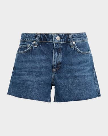 Rag & Bone Kaia High-Rise Cut-Off Denim Shorts