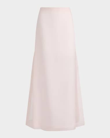Altuzarra Linnie Slit Silk Maxi Skirt