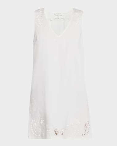 Rag & Bone Featherweight Belle Eyelet Mini Dress
