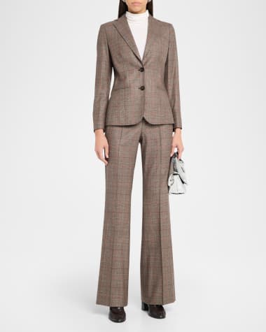 V-Neck Hardware One-Piece Swimsuit