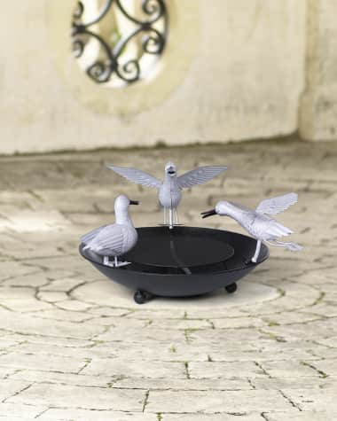 Park Hill Collection Splashing Ducklings Outdoor Garden Fountain