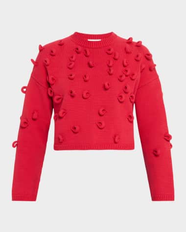 JW Anderson Loop-Embellished Crewneck Sweater