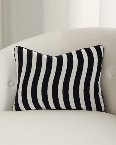 Christian Lacroix Roubine Velvet Pillow, 12" x 16"