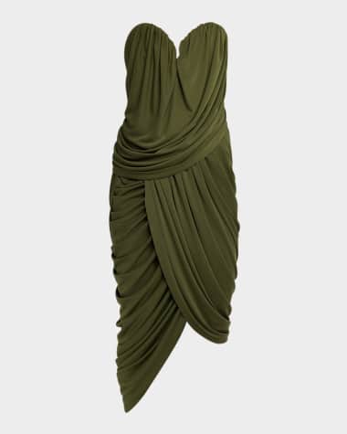 Green Midi Designer Cocktail & Party Dresses | Neiman Marcus