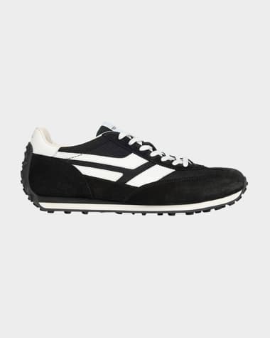 TOM FORD Men's Mick Tech Fabric and Suede Sneakers
