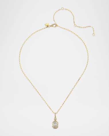 SHAY Diamond Bezel Illusion Drop Pendant Necklace
