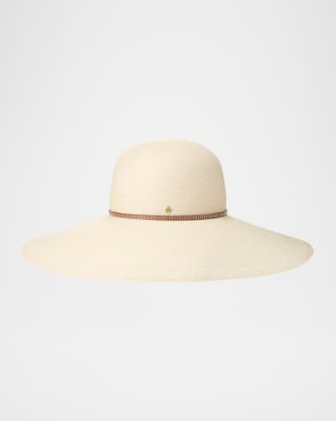 Maison Michel Blanche Brisa Capeline Hat