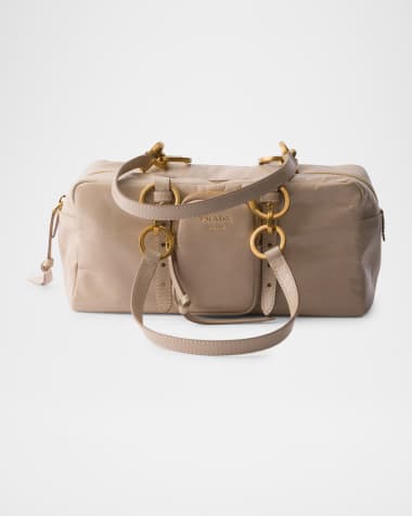 Prada Prada Dangle Medium Leather Top-Handle Bag